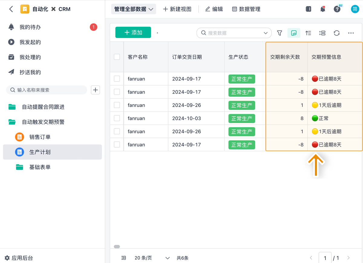 排產管理