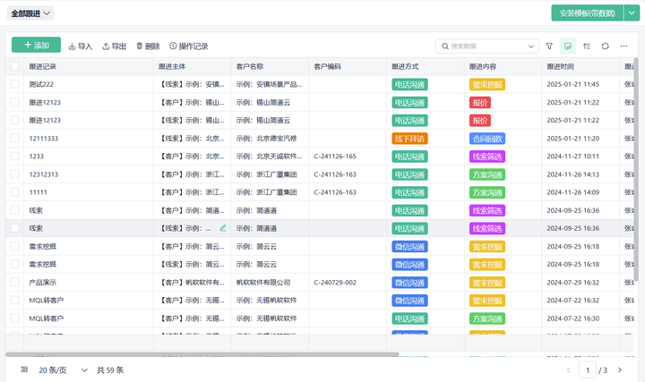 CRM系統