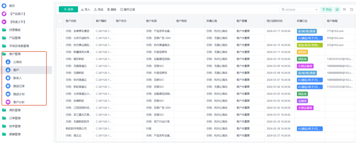 銷售管理