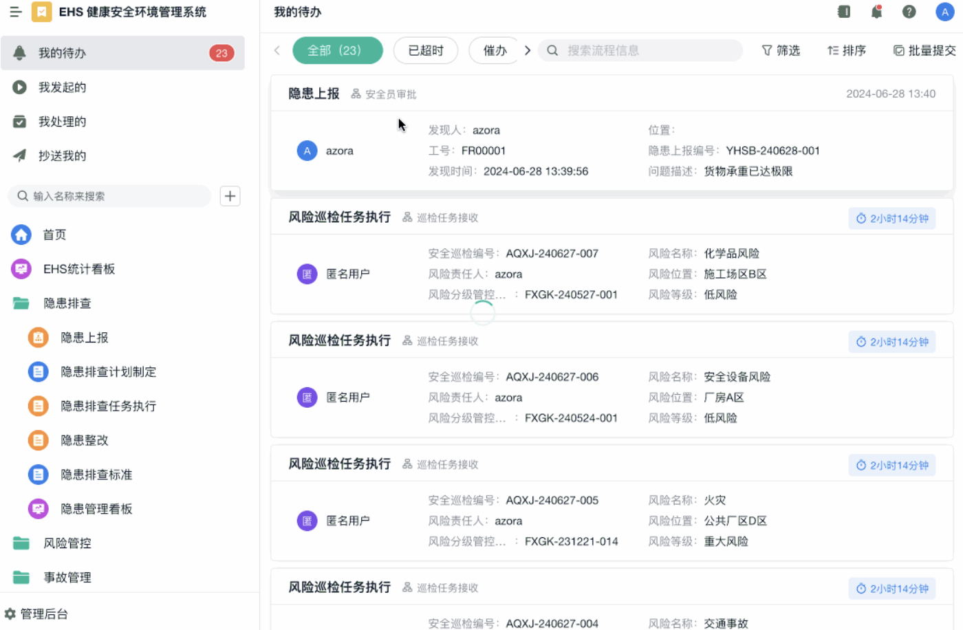 EHS管理