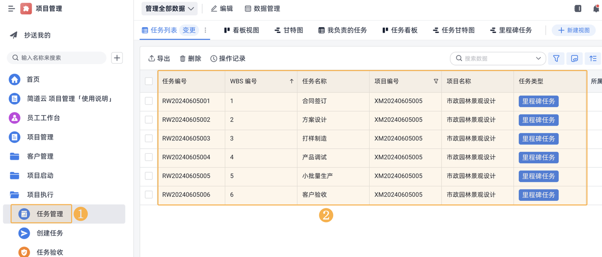 項目計劃