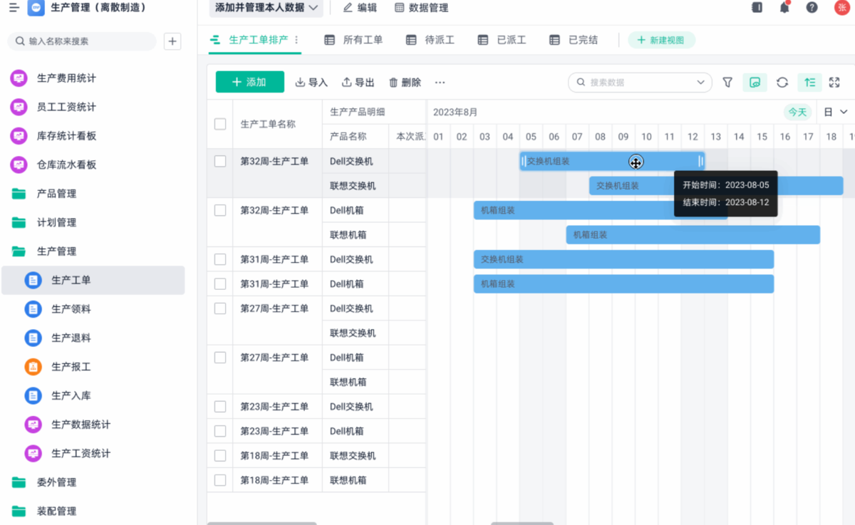 生產管理
