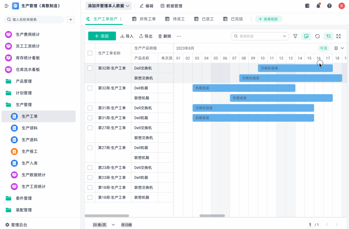 計劃管理