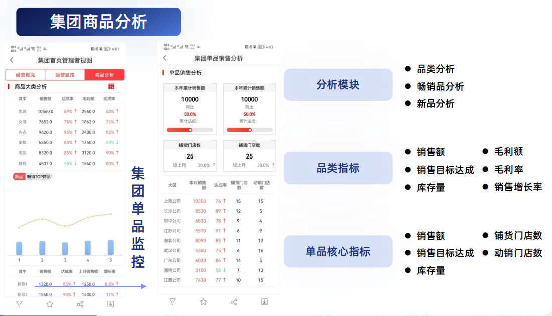 集团商品分析