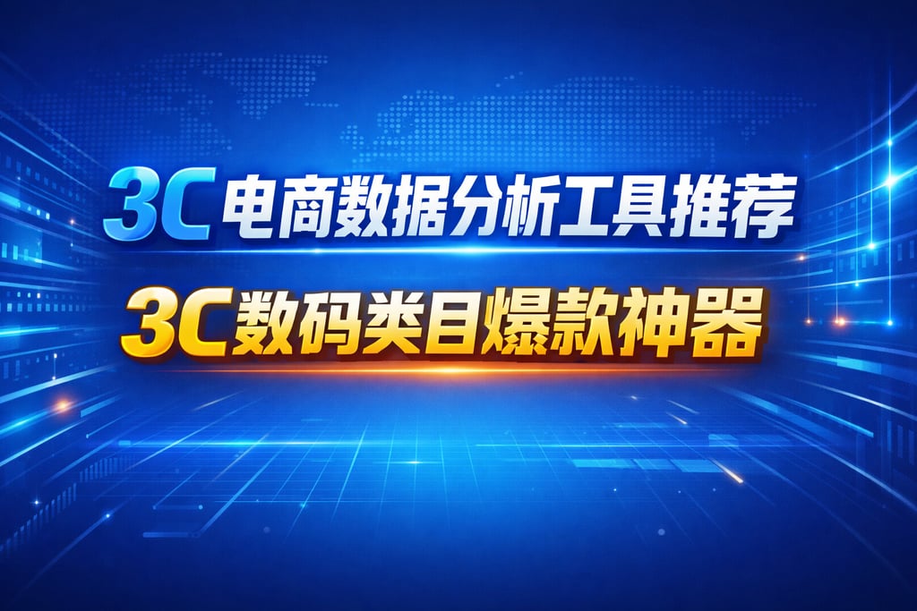 3C 电商数据分析工具推荐：3C 数码类目爆款神器