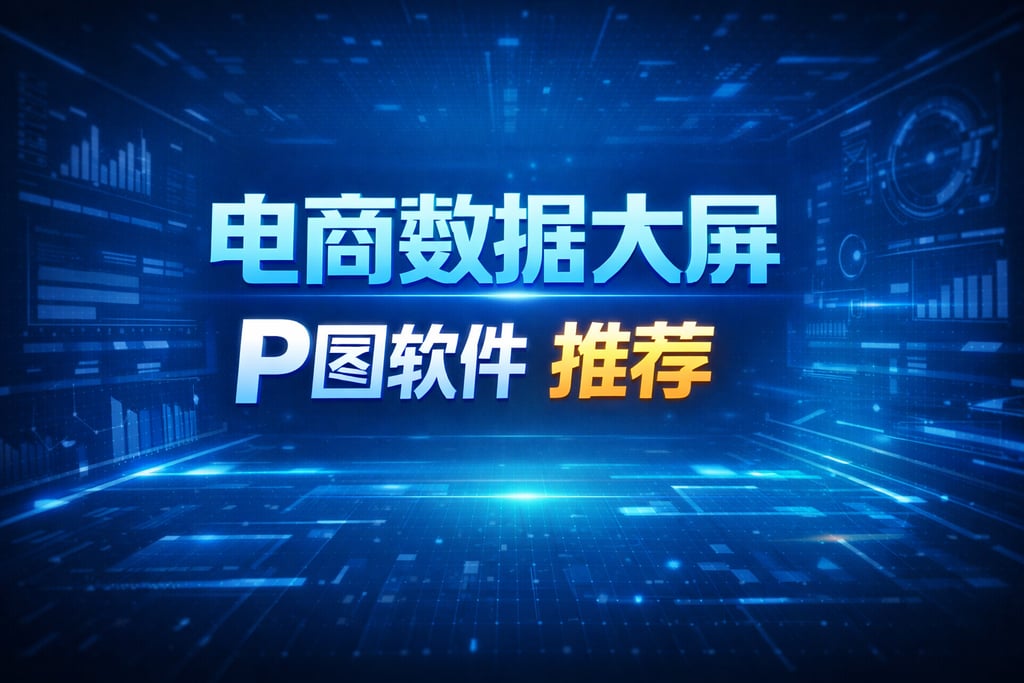 P 图软件！电商数据大屏 p 图软件，推荐