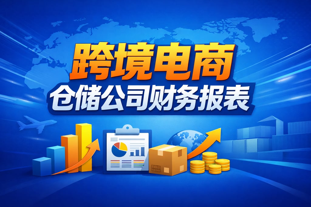 仓储跨境！跨境电商仓储公司财务报表，物流成本