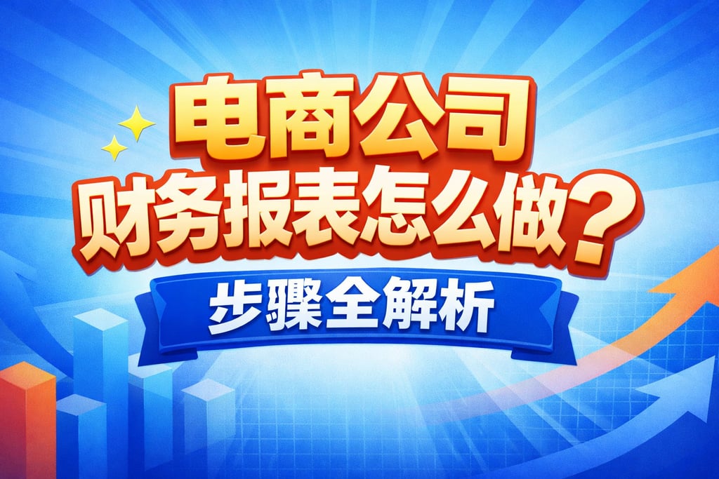 公司制作！电商公司财务报表怎么做，步骤全解析