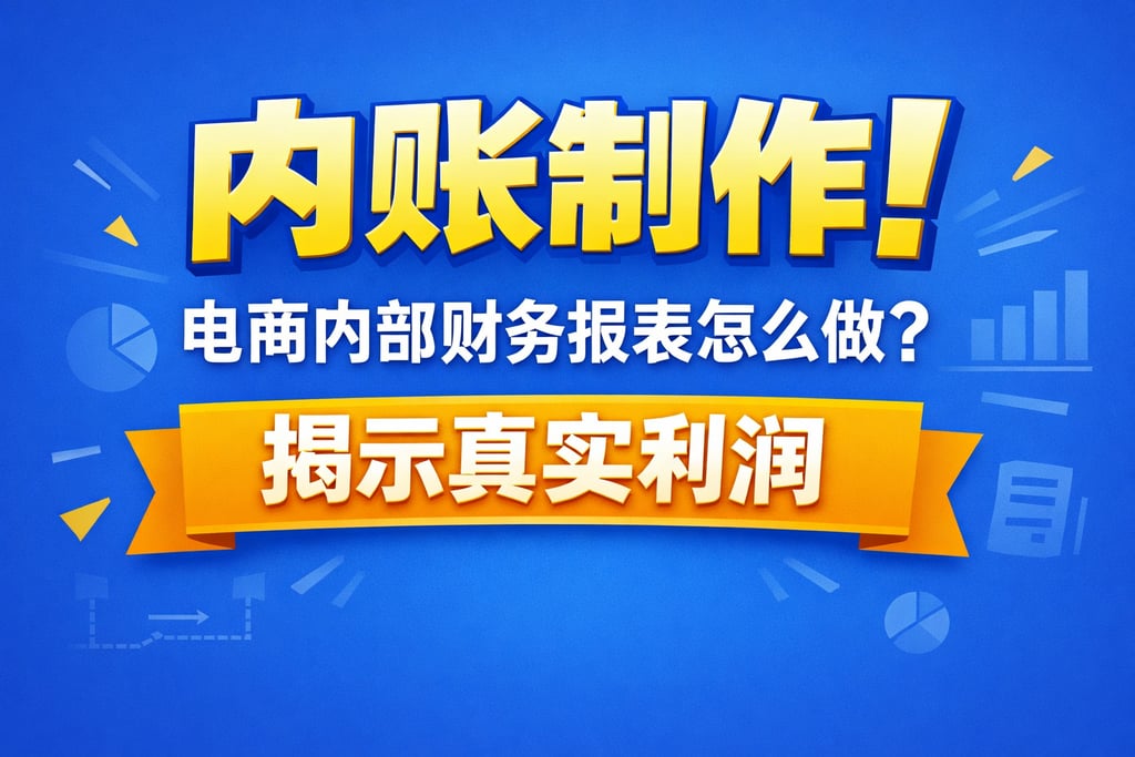 内账制作！电商内部财务报表怎么做，真实利润