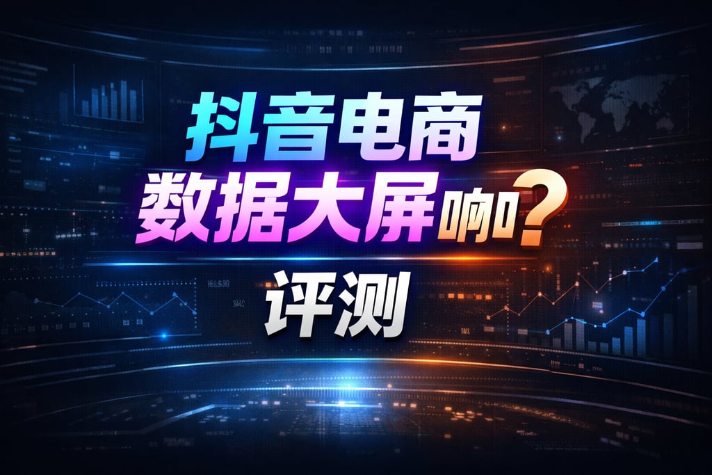 准确性！抖音电商数据大屏准确吗，评测