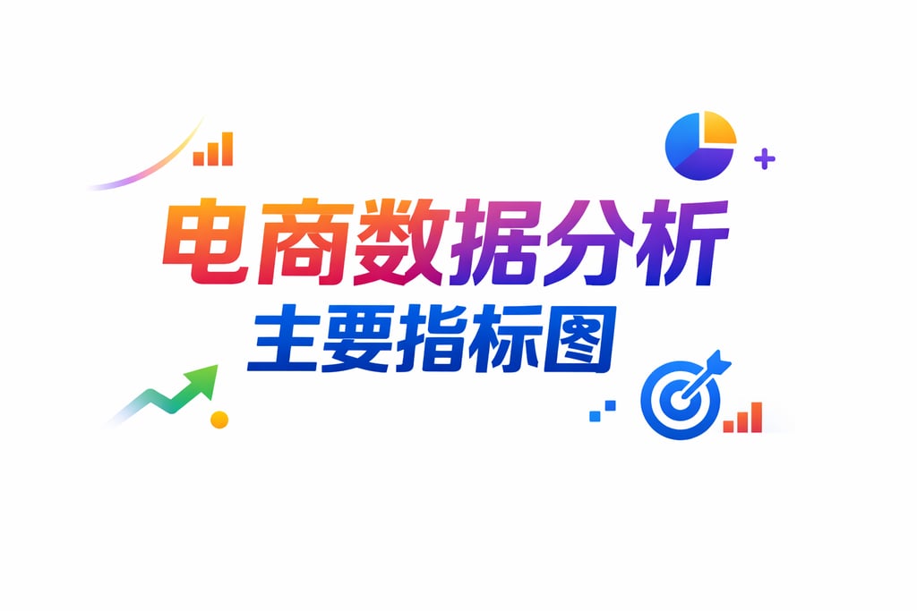 可视化图表！电商数据分析主要指标图，直观