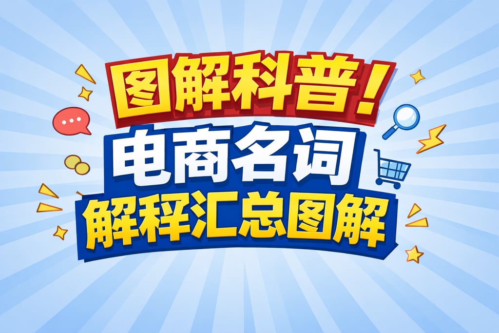 图解科普！电商名词解释汇总图解，通俗易懂