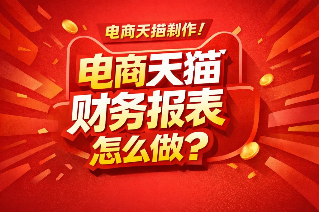 天猫制作！电商天猫财务报表怎么做，平台规则