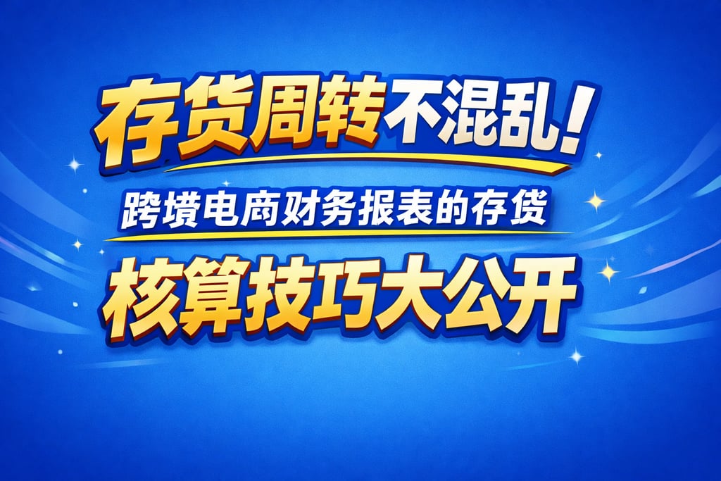 存货周转不混乱！跨境电商财务报表的存货，核算技巧大公开