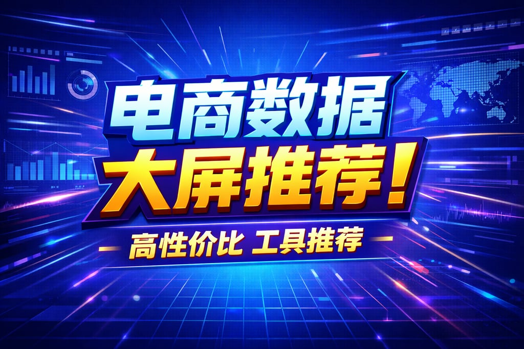 工具推荐！电商数据大屏推荐，高性价比