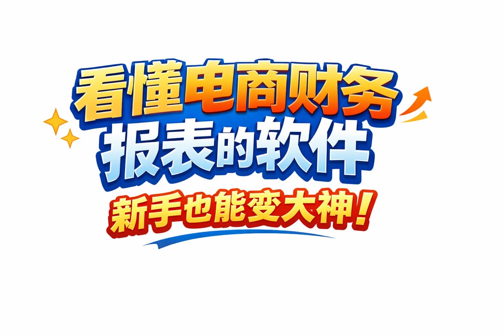工具推荐！看懂电商财务报表的软件，新手也能变大神