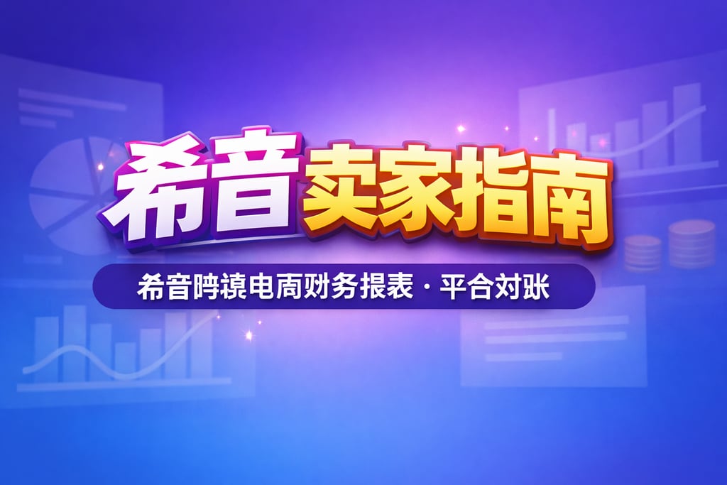 希音卖家指南！希音跨境电商财务报表，平台对账