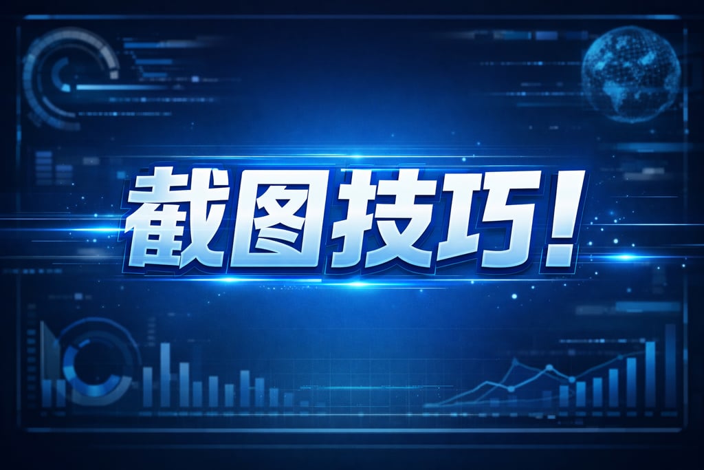 截图技巧！电商数据大屏截图图片，高清保存