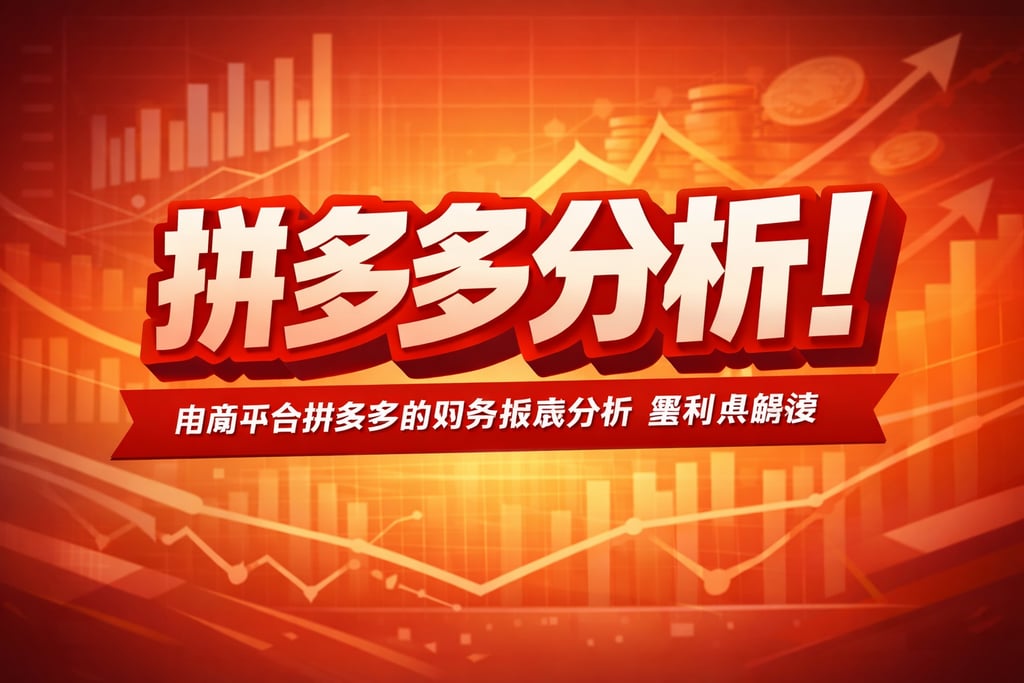 拼多多分析！电商平台拼多多的财务报表分析，盈利点