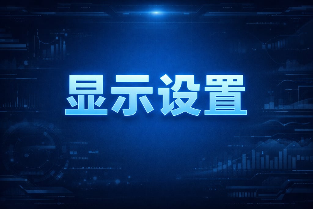 显示设置！电商数据大屏显示，亮度调整