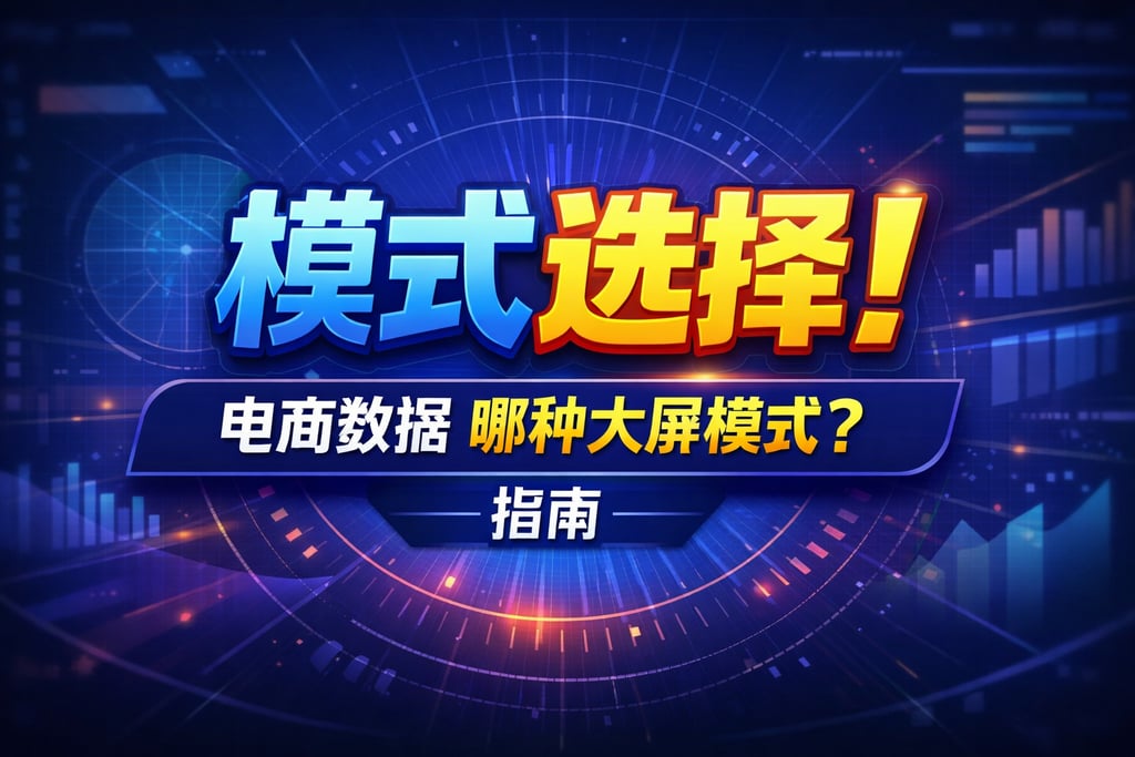 模式选择！电商数据要用哪种大屏模式，指南