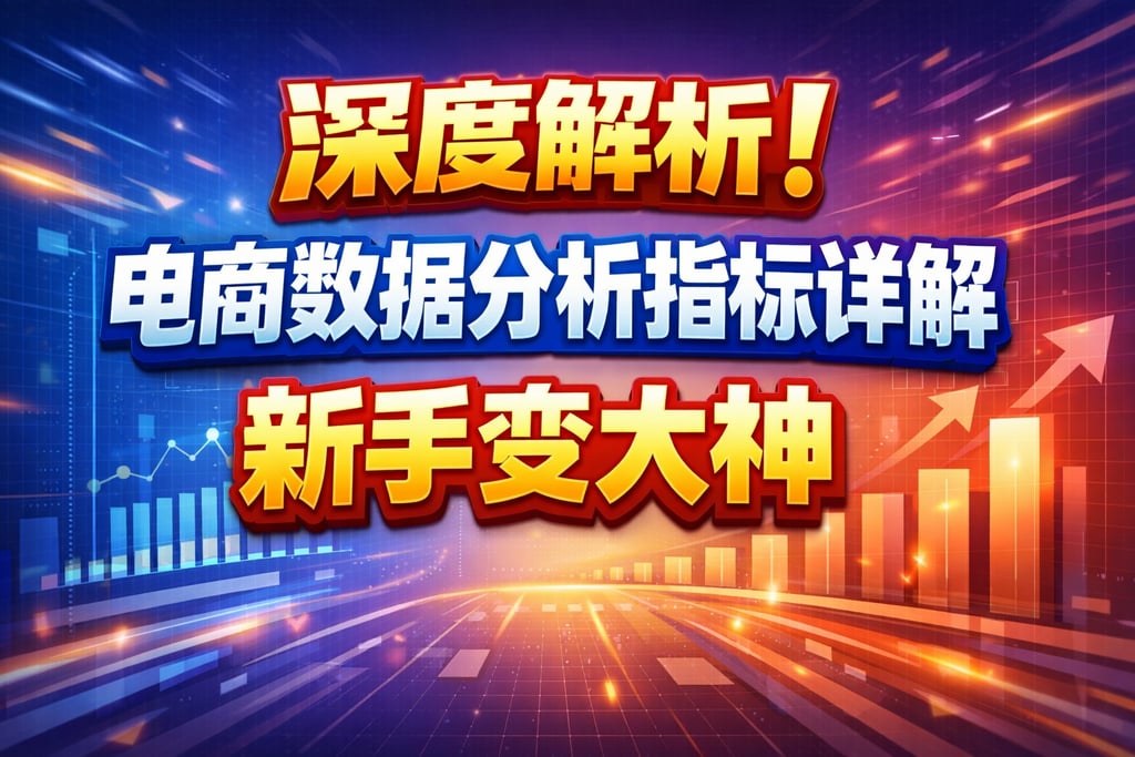 深度解析！电商数据分析指标详解，新手变大神