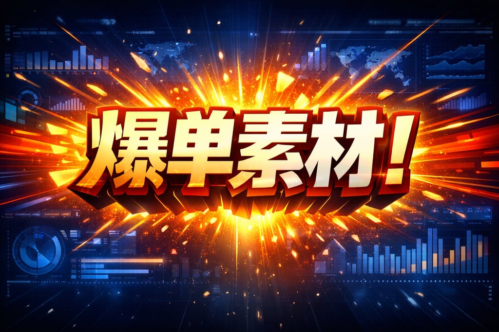 爆单素材！电商数据大屏爆单图片，汇总