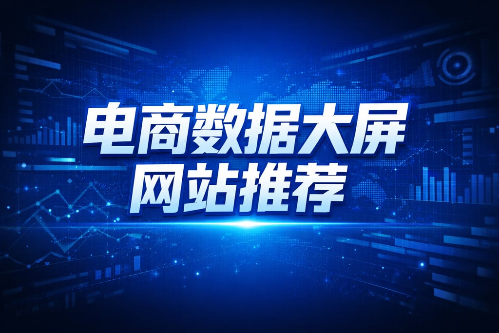 网站清单！电商数据大屏网站有哪些，推荐