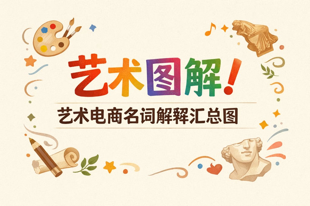 艺术图解！艺术电商名词解释汇总图，文创导向