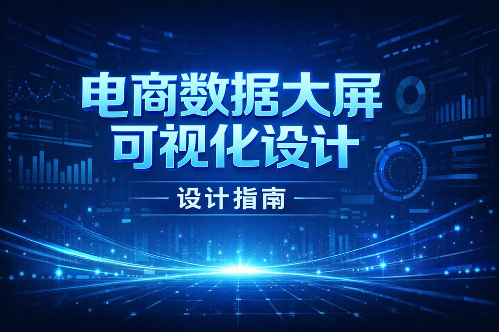 设计技巧！电商数据大屏可视化设计，指南