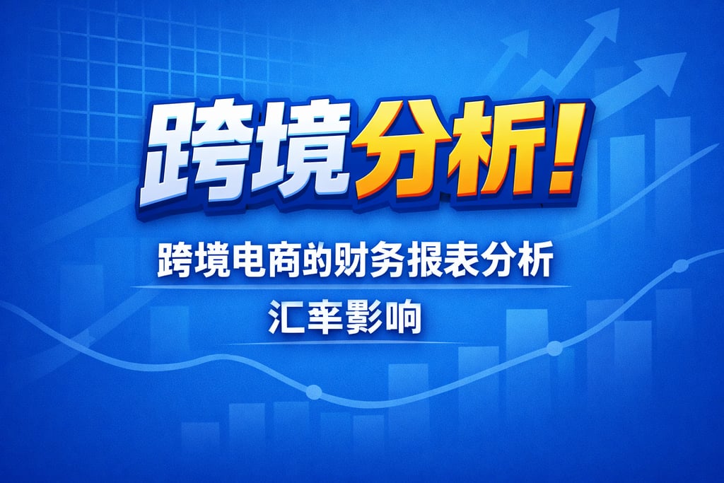 跨境分析！跨境电商的财务报表分析，汇率影响
