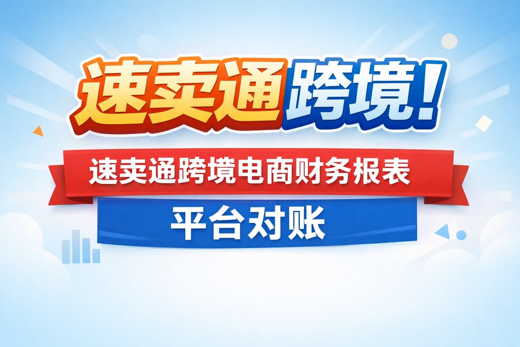 速卖通跨境！速卖通跨境电商财务报表，平台对账