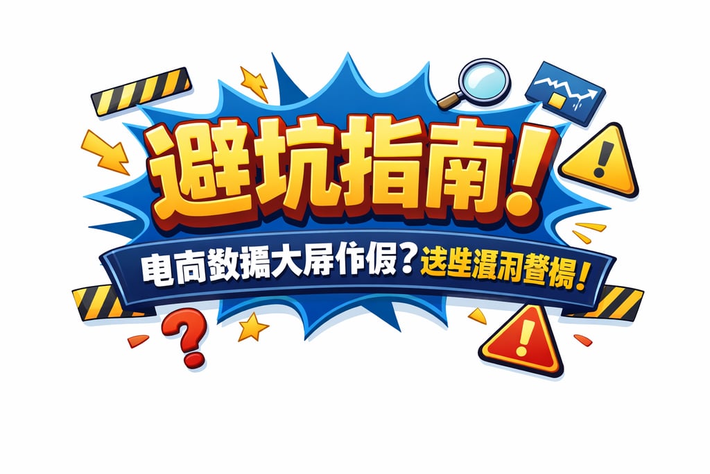 避坑指南！电商数据大屏作假？这些漏洞警惕