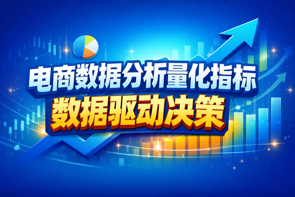 量化运营效果！电商数据分析量化指标，数据驱动决策