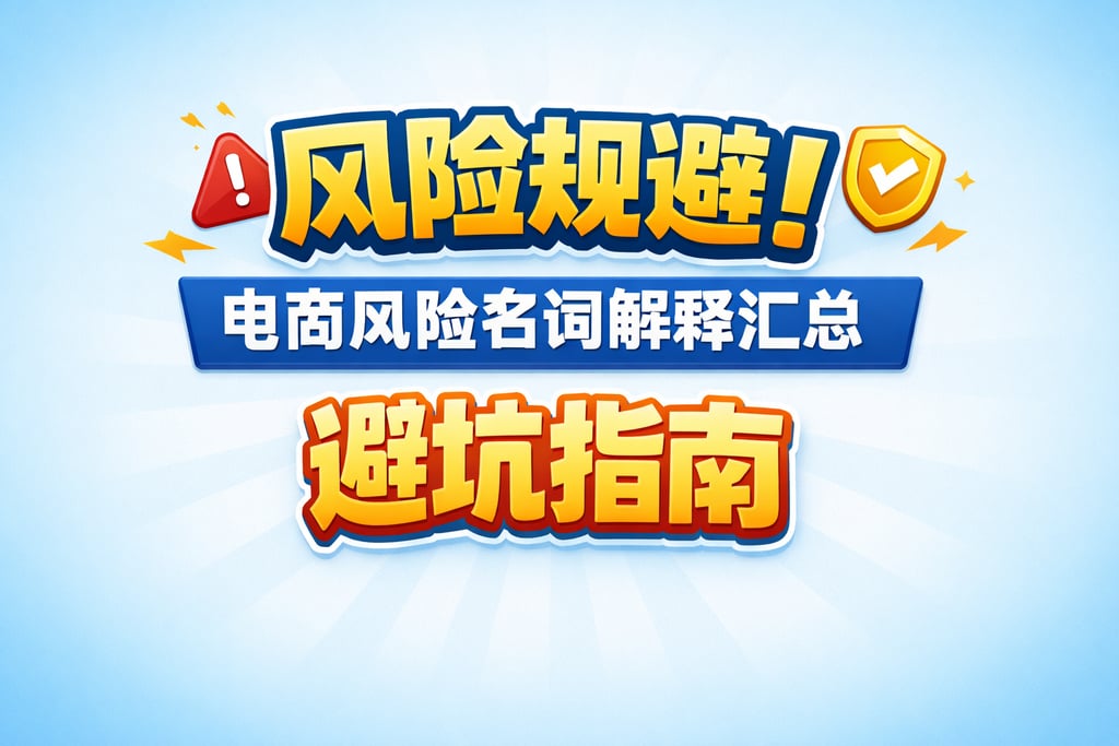 风险规避！电商风险名词解释汇总，避坑指南