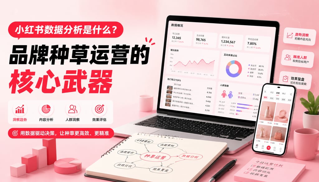 小红书数据分析是什么？品牌种草运营的核心武器