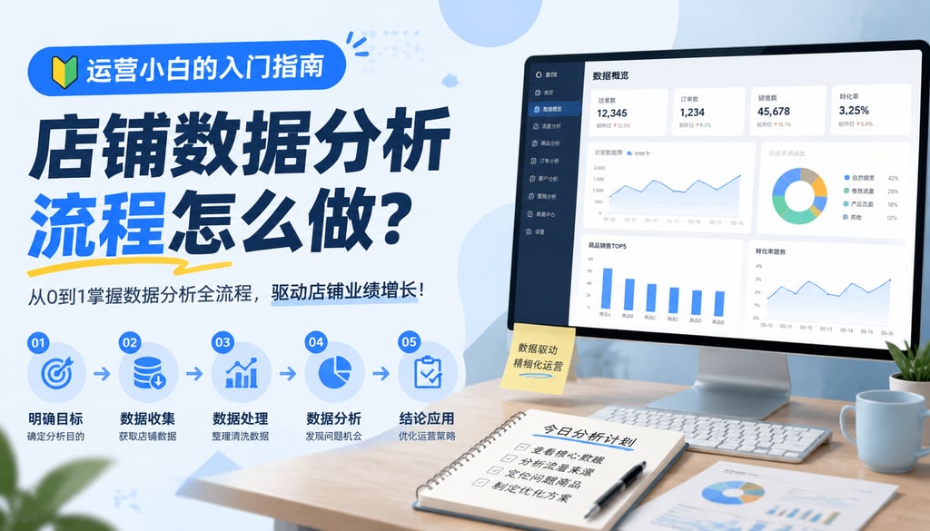 店铺数据分析流程怎么做？运营小白的入门指南