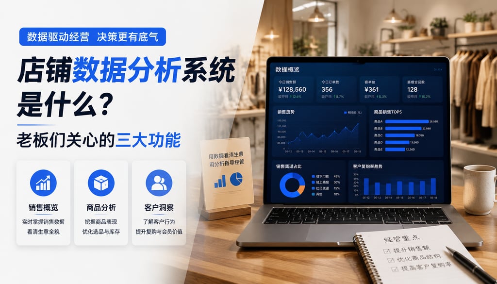 店铺数据分析系统是什么？老板们关心的三大功能