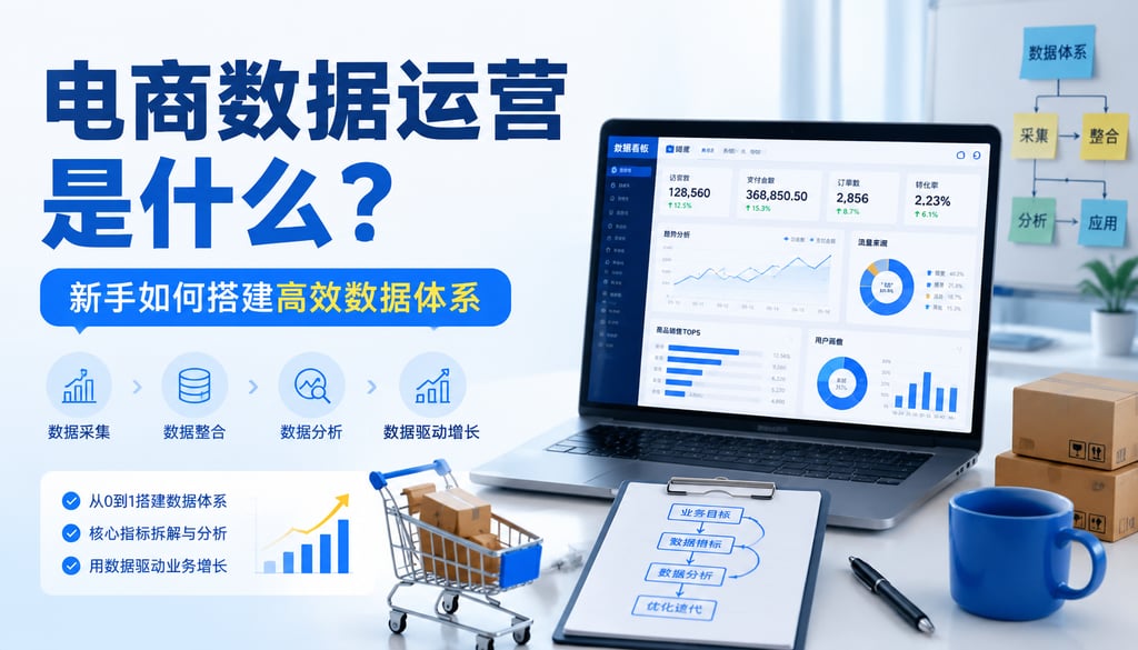电商数据运营是什么？新手如何搭建高效数据体系