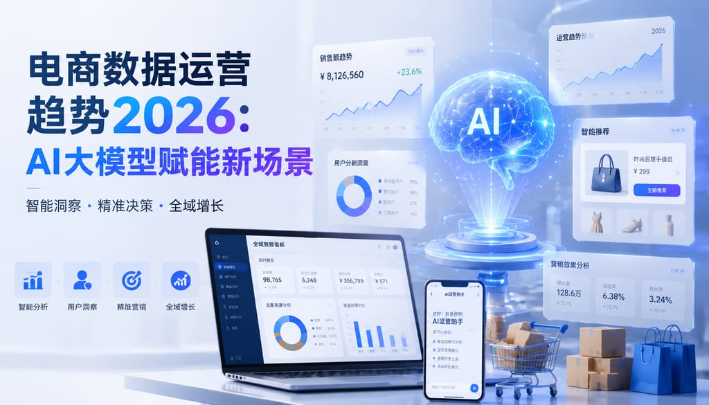 电商数据运营趋势2026：AI大模型赋能新场景