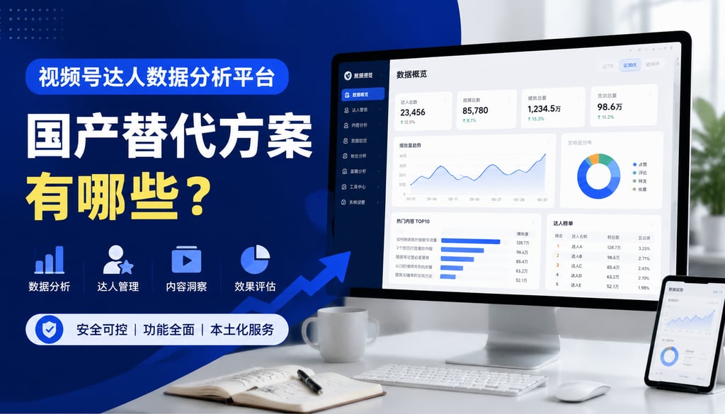 视频号达人数据分析平台国产替代方案有哪些？