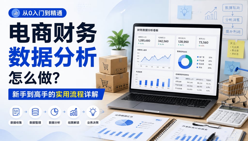 电商财务数据分析怎么做？新手到高手的实用流程详解