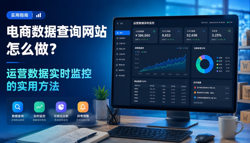 电商数据查询网站怎么做？运营数据实时监控的实用方法