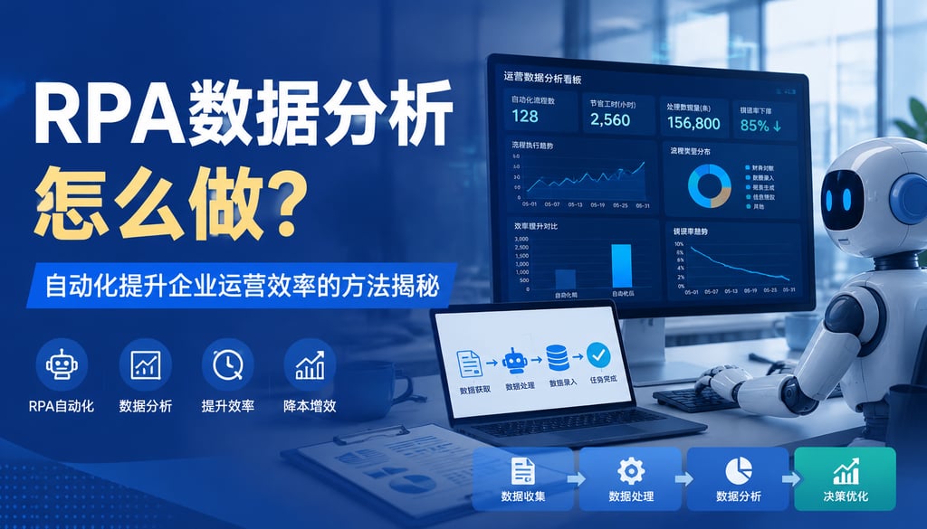 RPA数据分析怎么做？自动化提升企业运营效率的方法揭秘