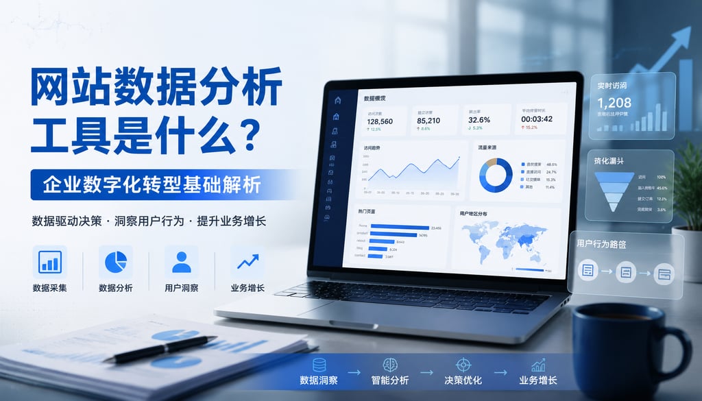 网站数据分析工具是什么？企业数字化转型基础解析