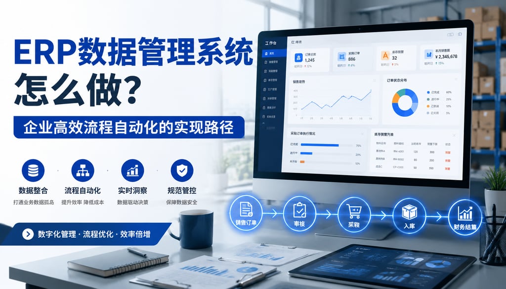 erp数据管理系统怎么做？企业高效流程自动化的实现路径