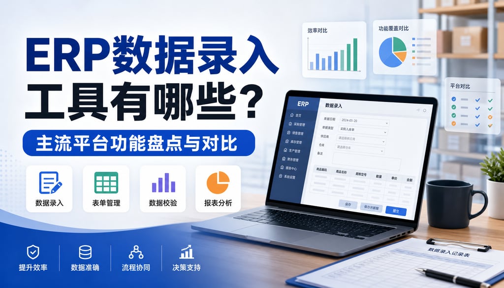 ERP数据录入工具有哪些？主流平台功能盘点与对比