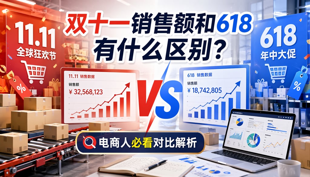 双十一销售额和618有什么区别？电商人必看对比解析