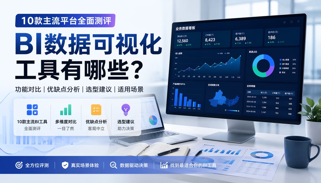 BI数据可视化工具有哪些？10款主流平台全面测评