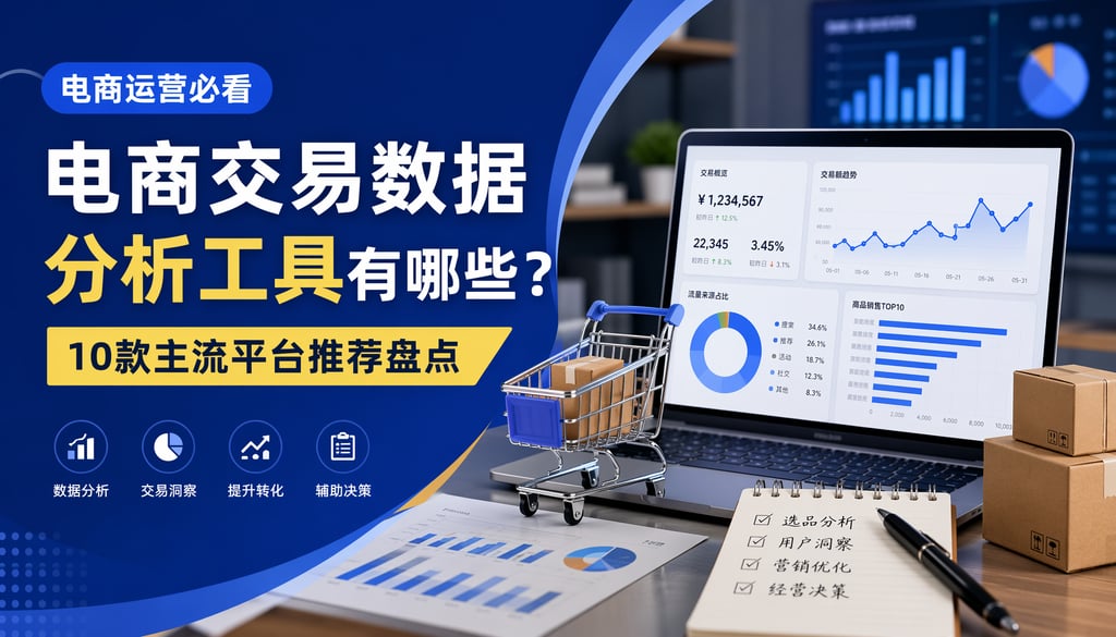 电商交易数据分析工具有哪些？10款主流平台推荐盘点